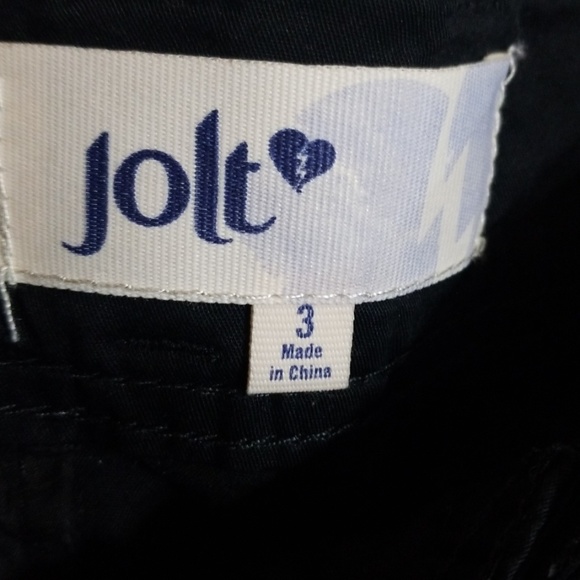 Black rolled leg Jolt sized 3 shorts gently worn - Picture 3 of 8